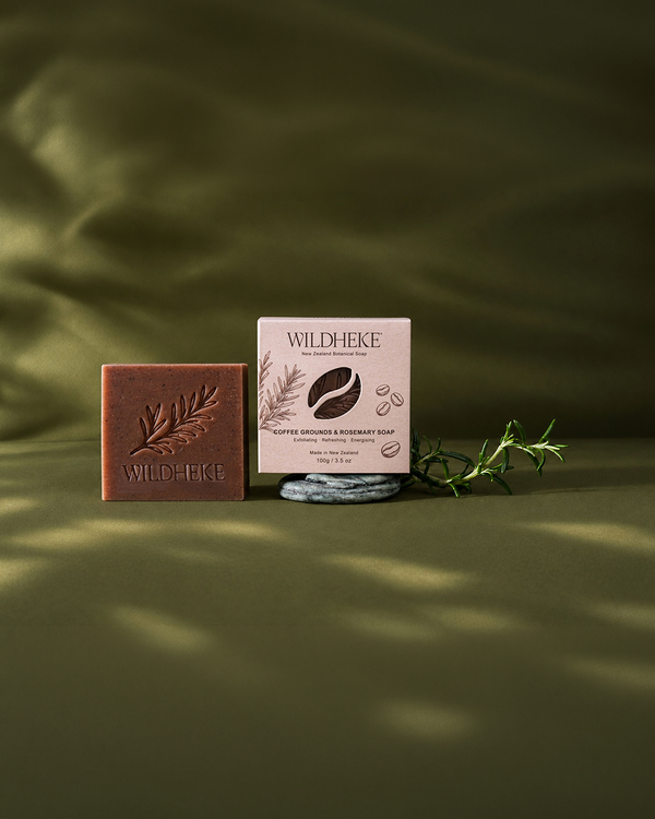 COFFEE GROUNDS & ROSEMARY SOAP
