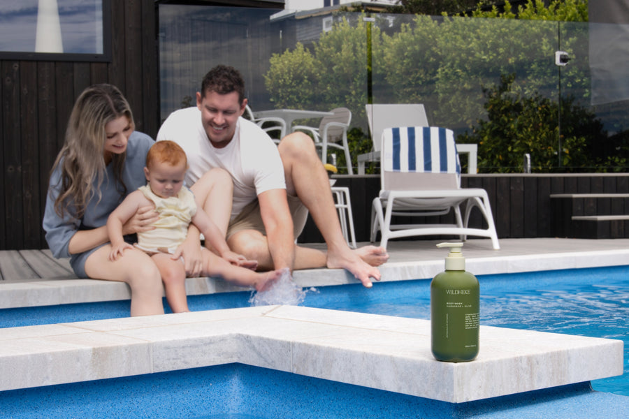 Wildheke products used in everyday body and home care routines