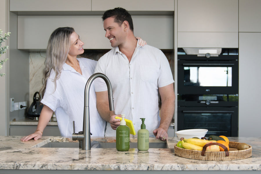 Wildheke products used in everyday body and home care routines