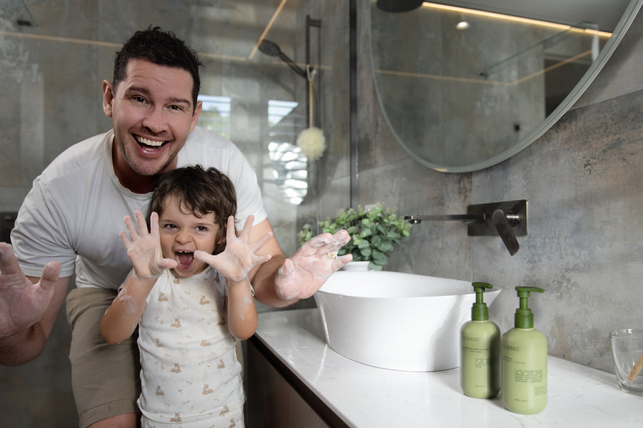 Wildheke products used in everyday body and home care routines