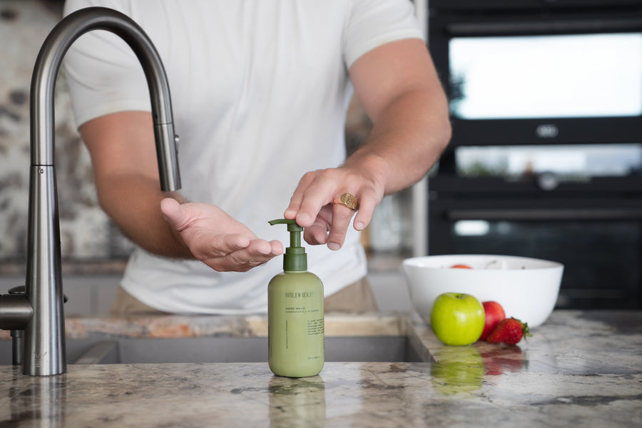 Wildheke products used in everyday body and home care routines