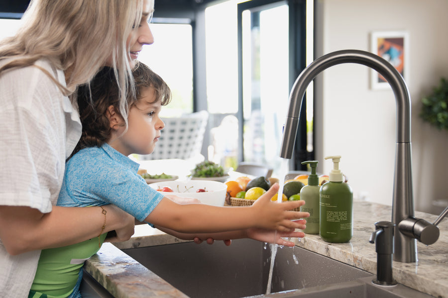 Wildheke products used in everyday body and home care routines
